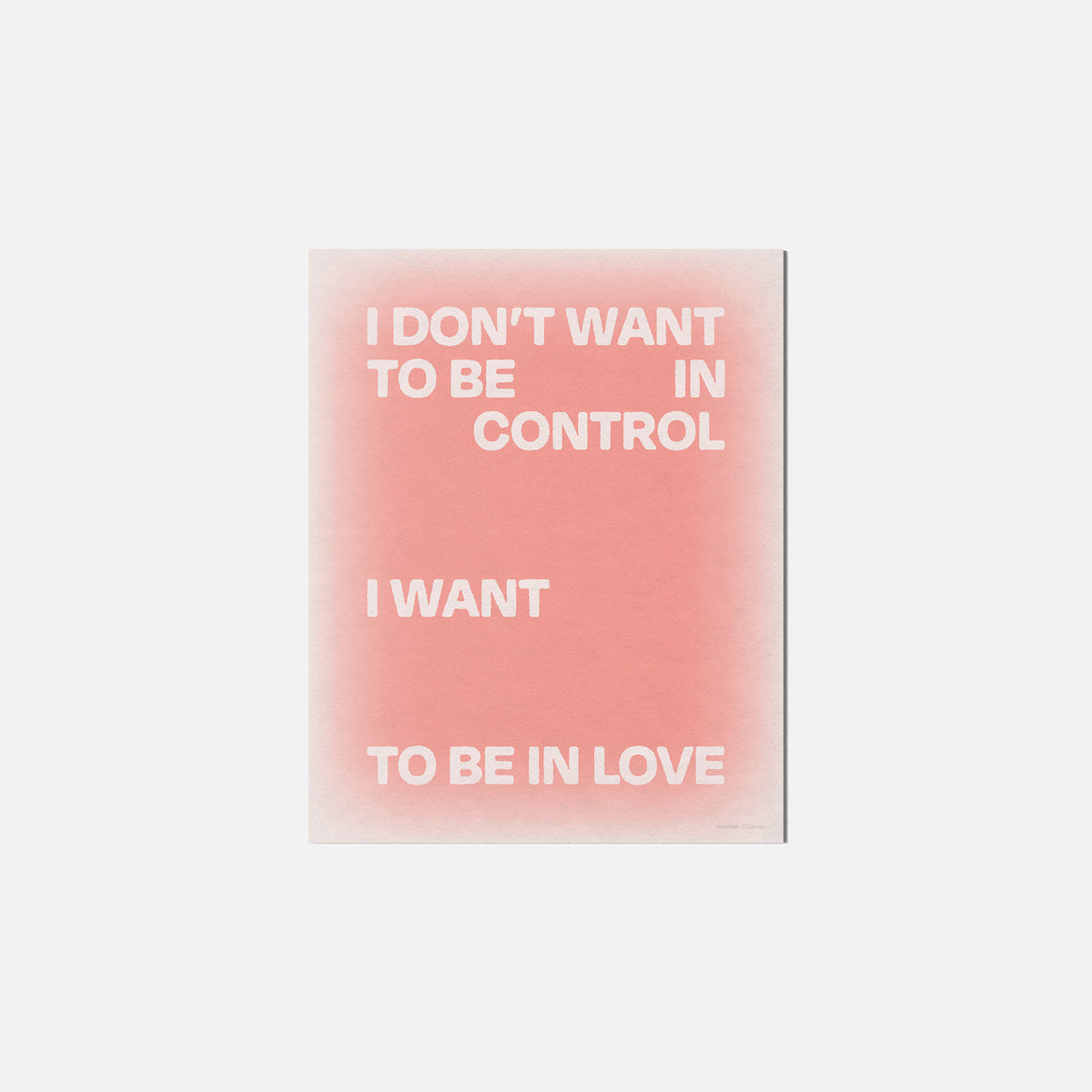 CONTROL PRINT