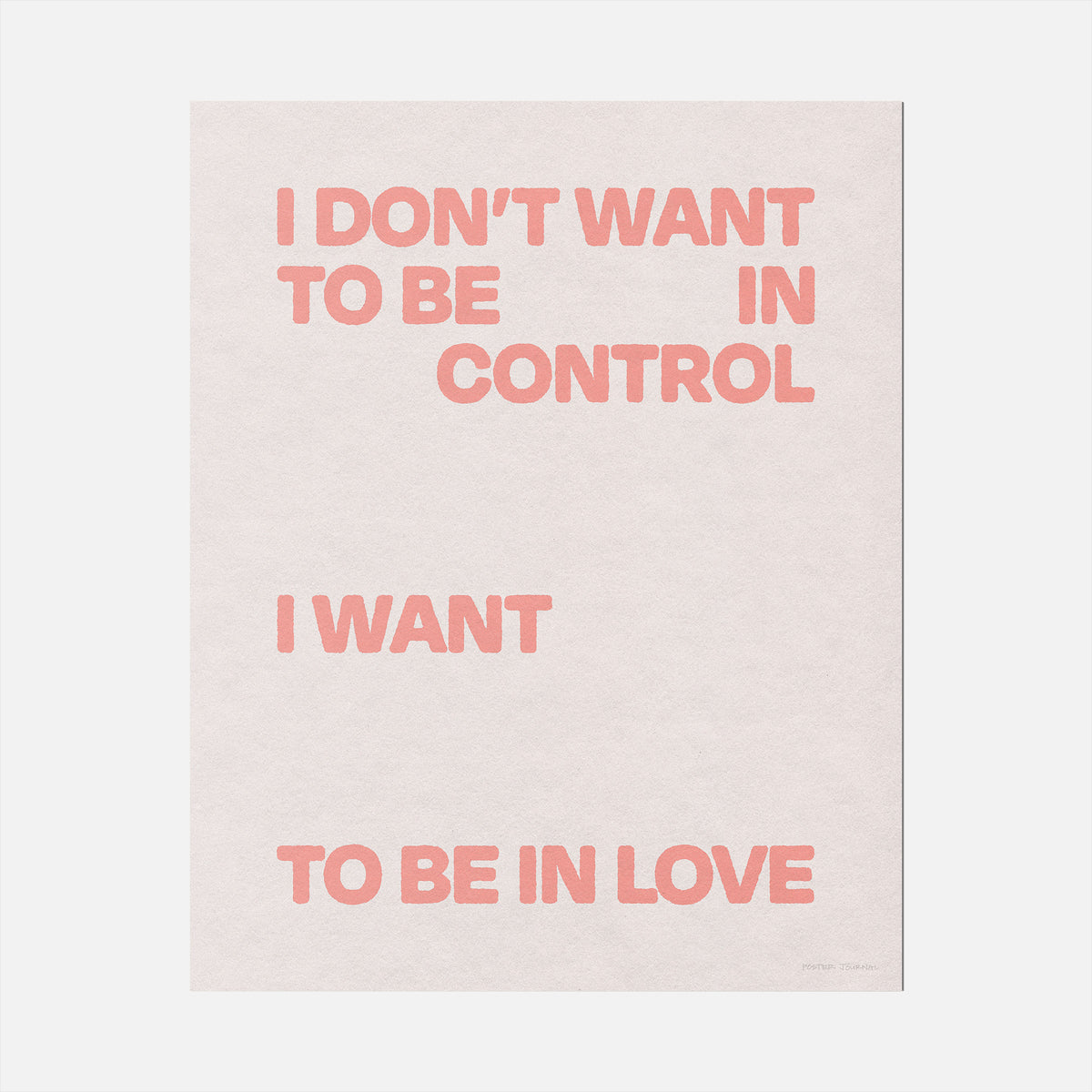 CONTROL PRINT