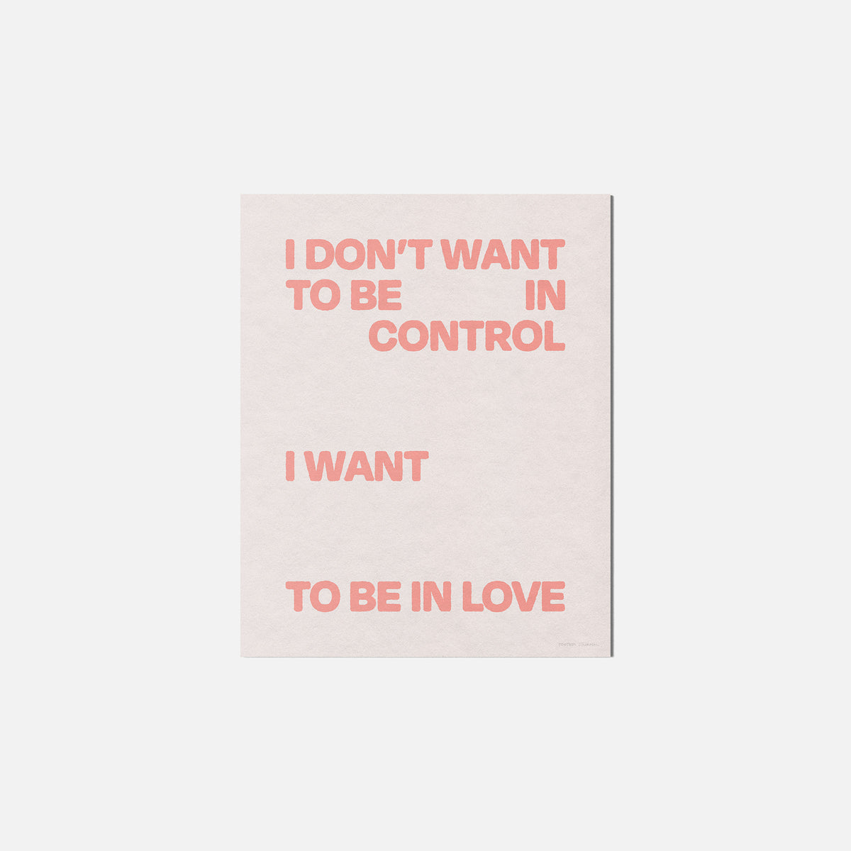 CONTROL PRINT