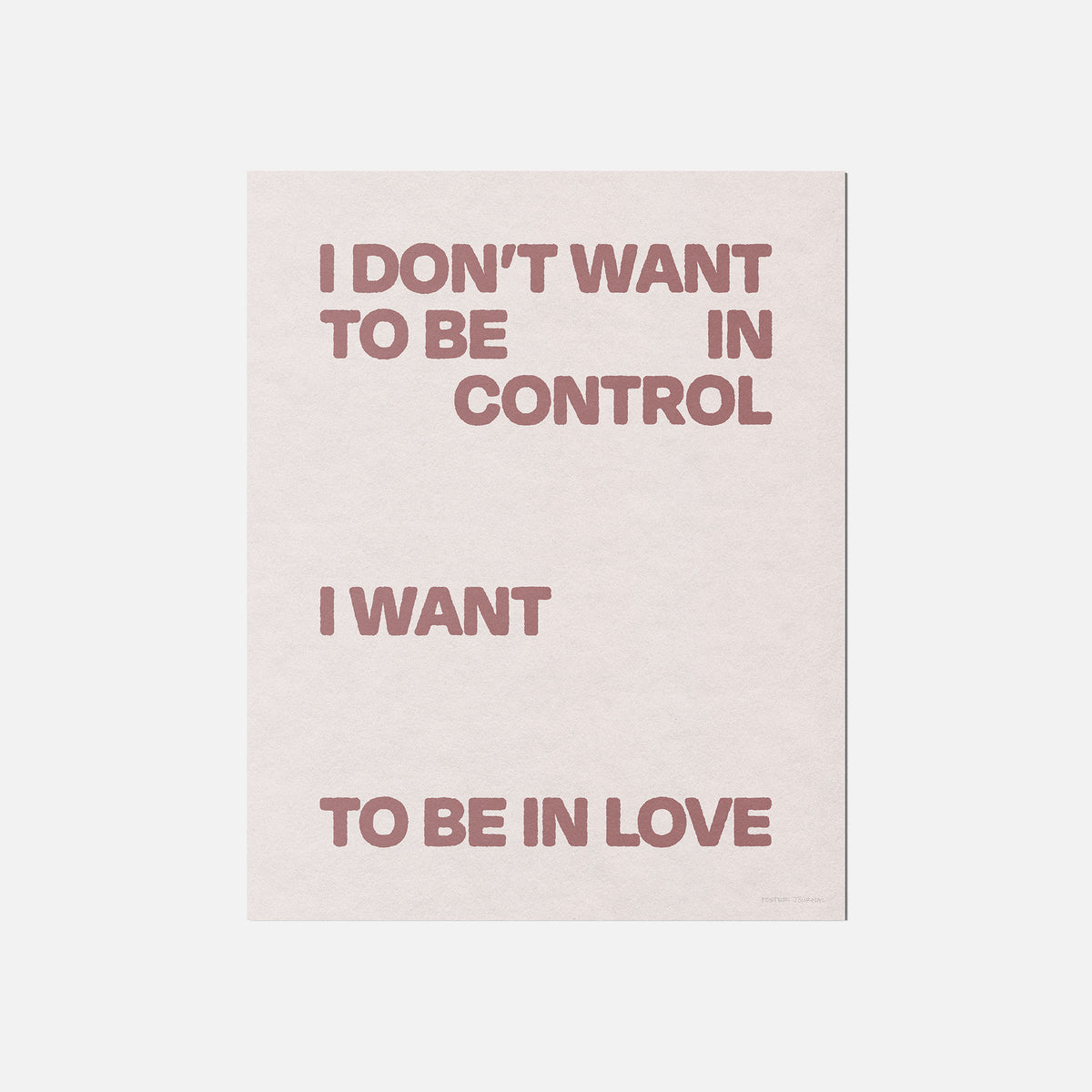 CONTROL PRINT