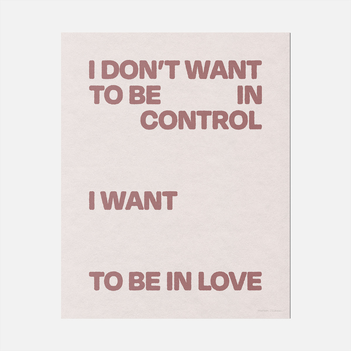 CONTROL PRINT