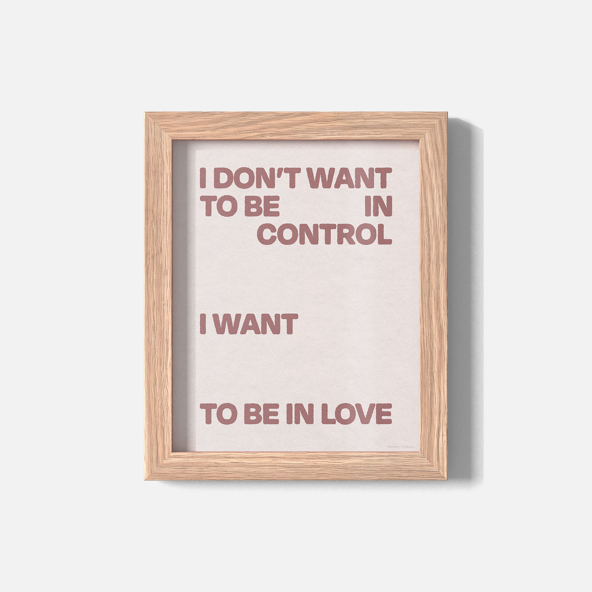 CONTROL PRINT