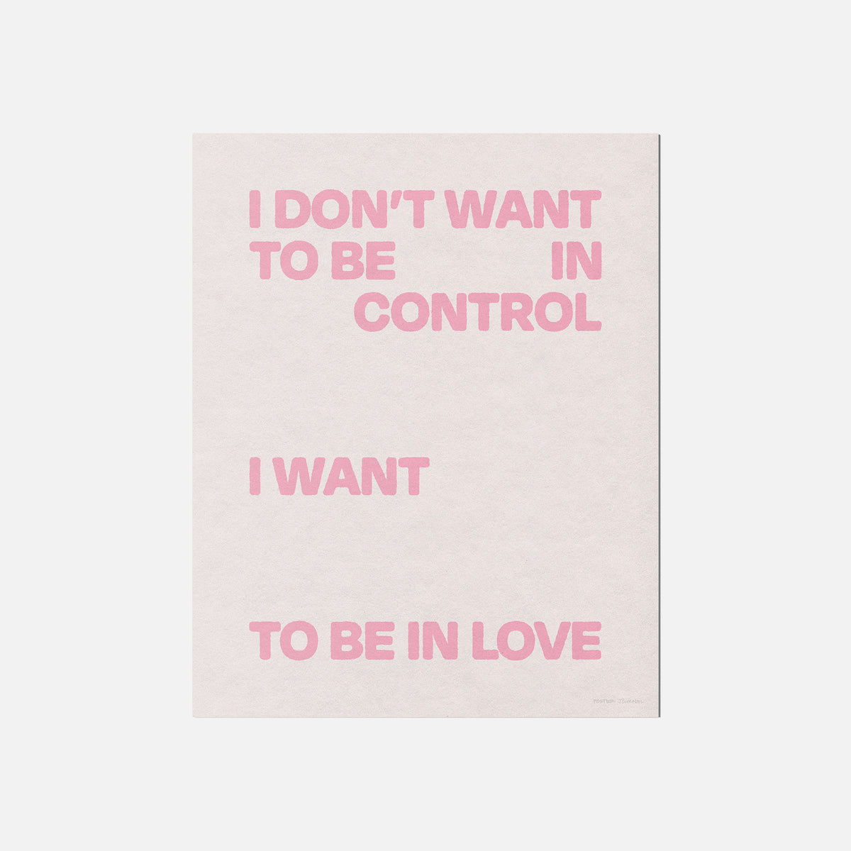 CONTROL PRINT