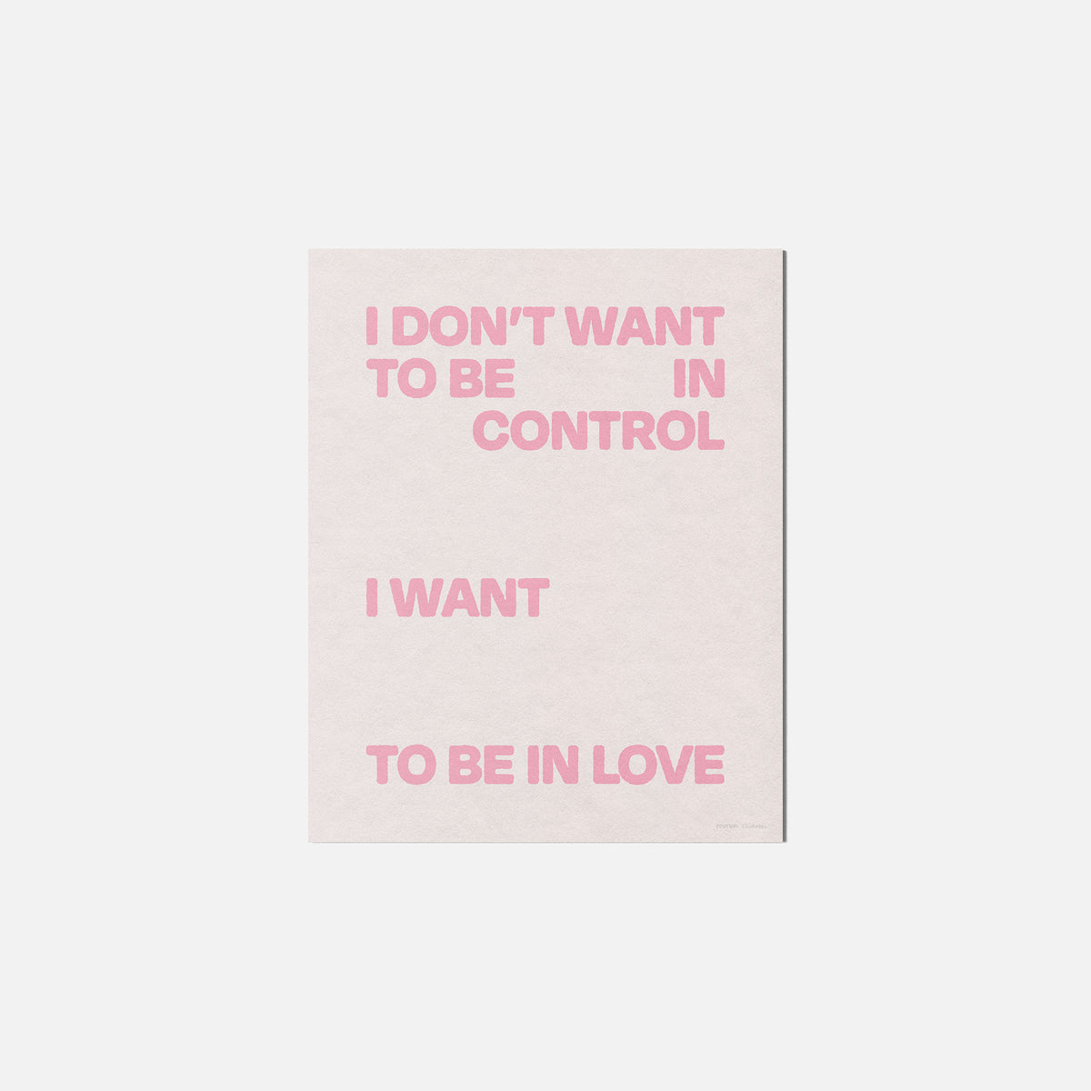 CONTROL PRINT
