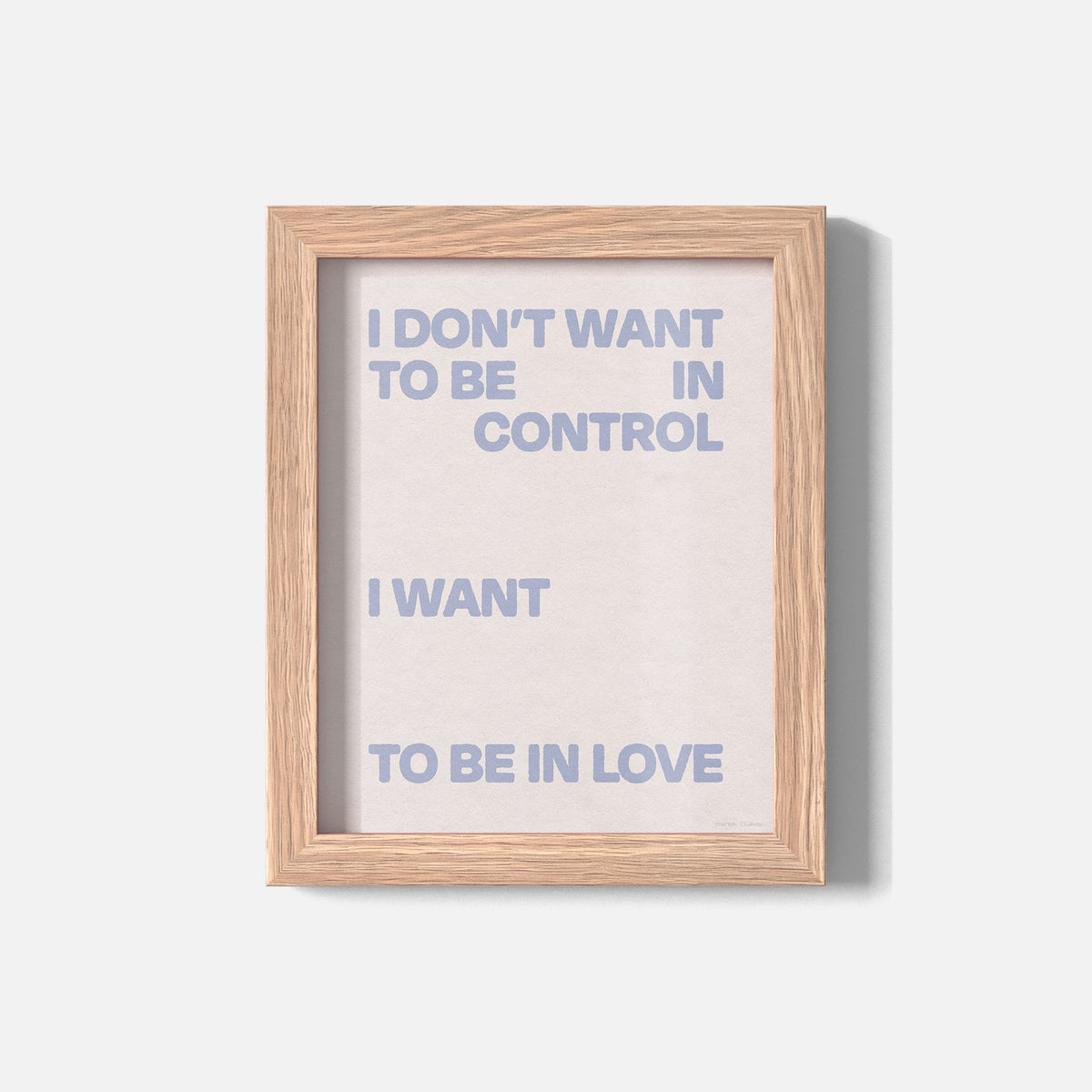 CONTROL PRINT