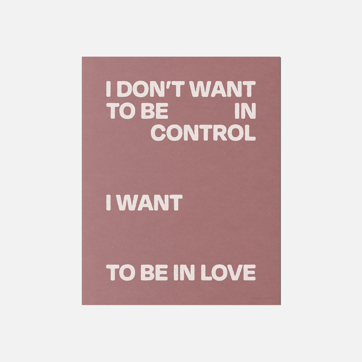 CONTROL PRINT
