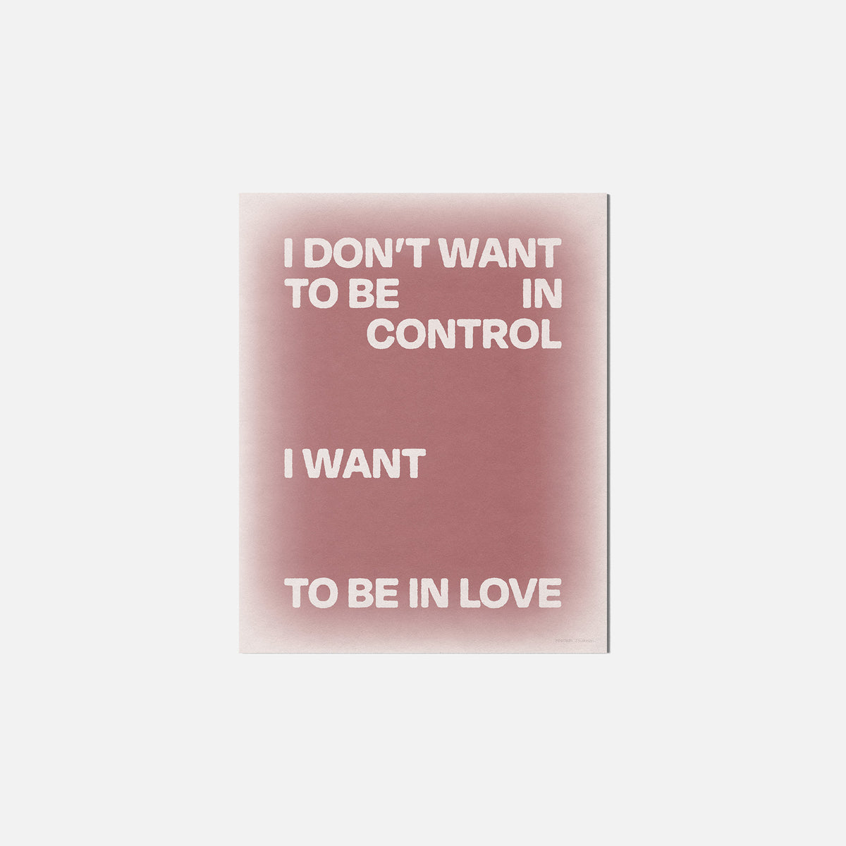 CONTROL PRINT