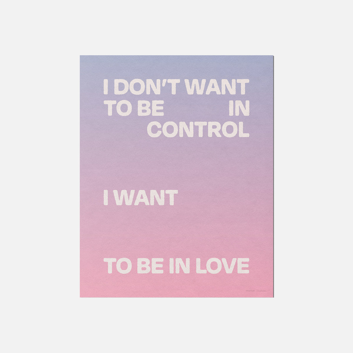 CONTROL PRINT