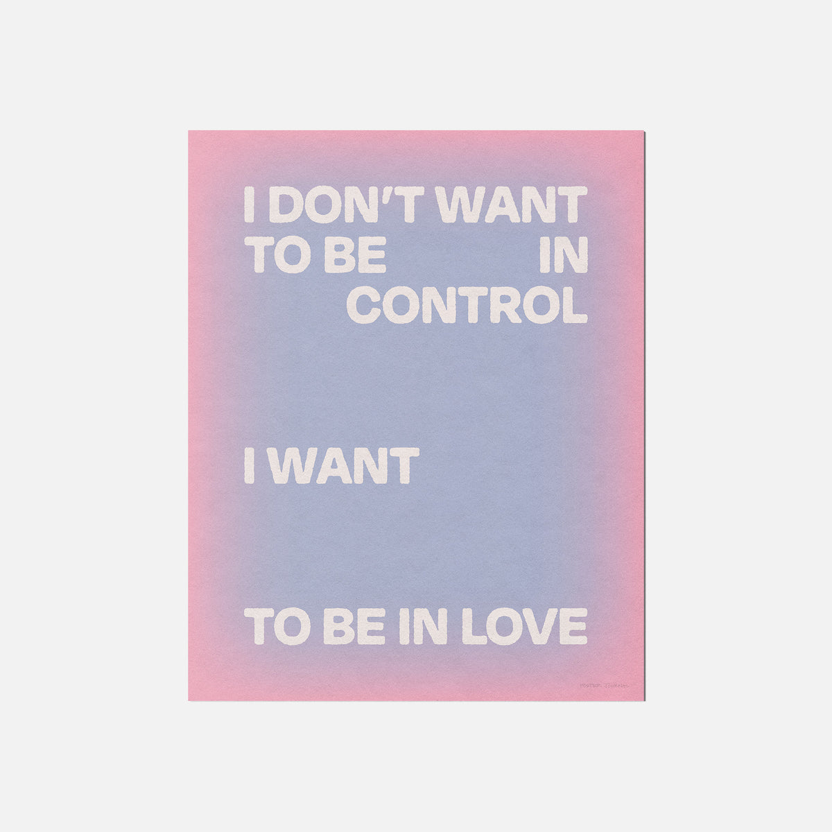 CONTROL PRINT