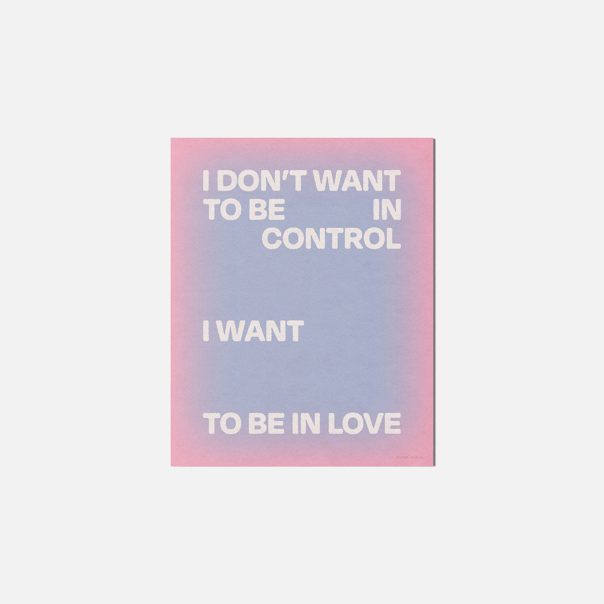 CONTROL PRINT