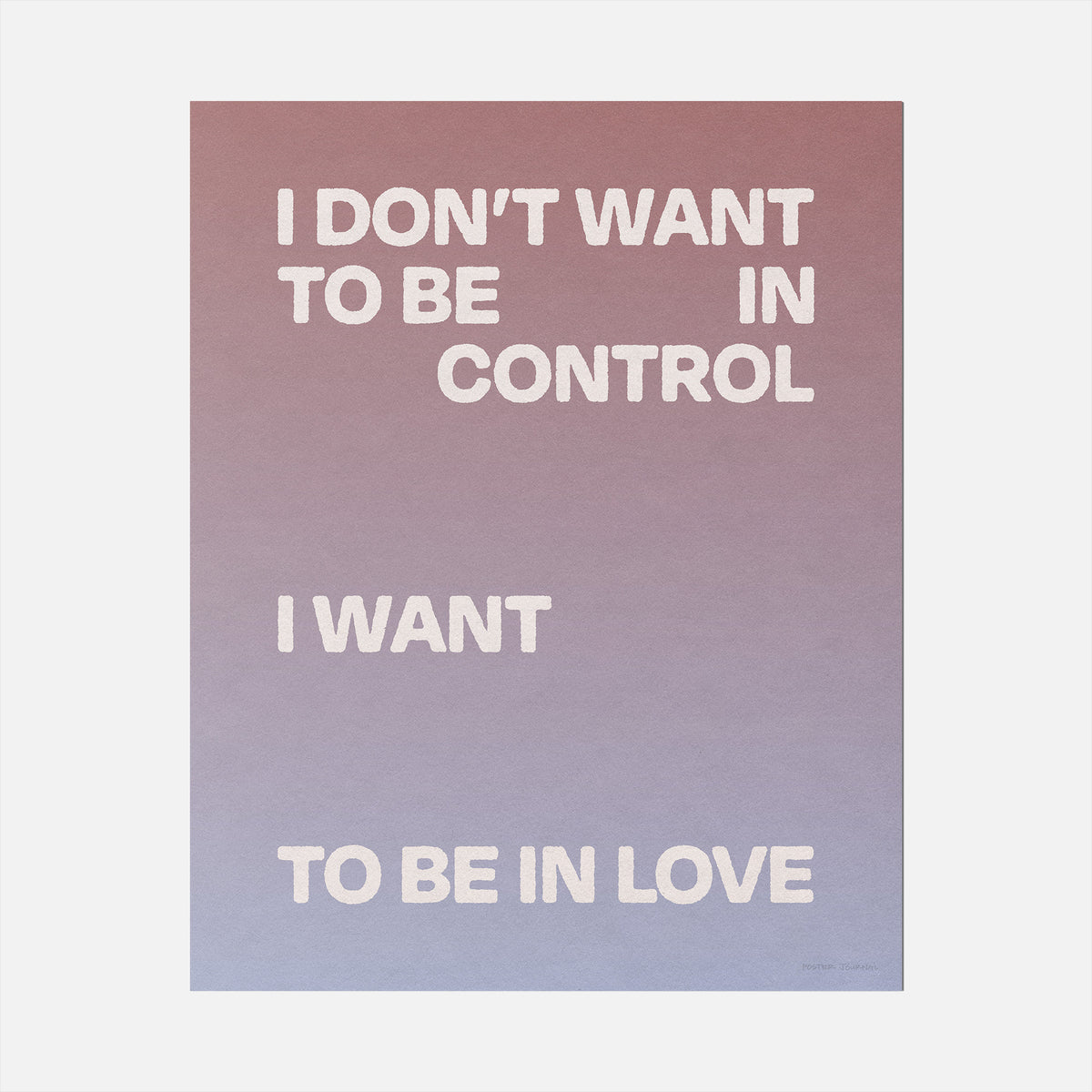 CONTROL PRINT