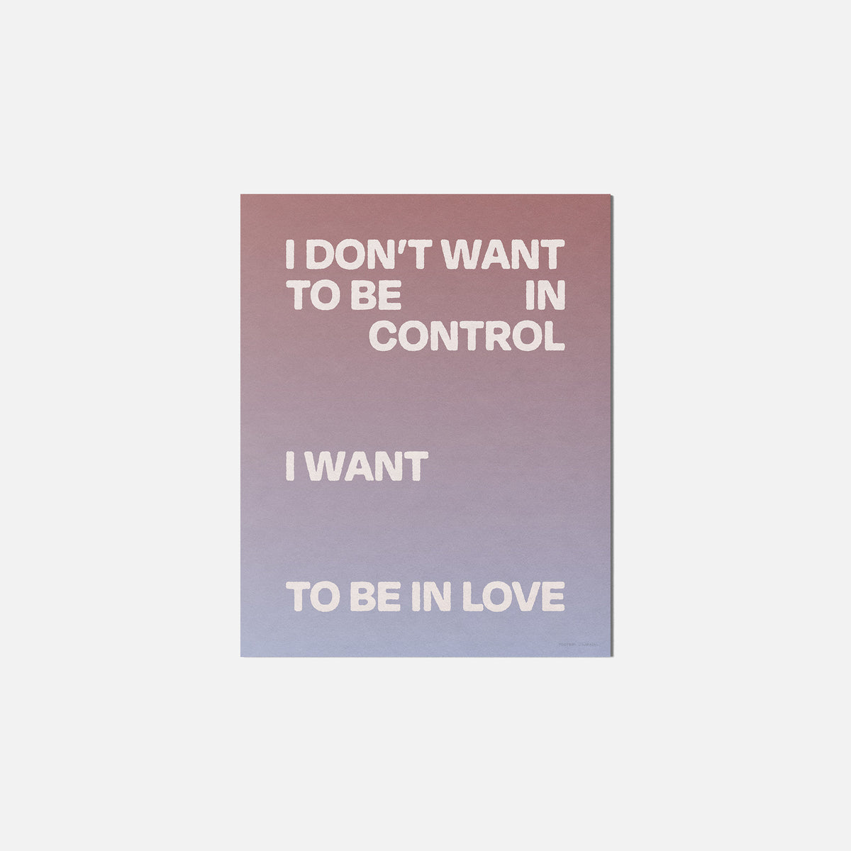CONTROL PRINT