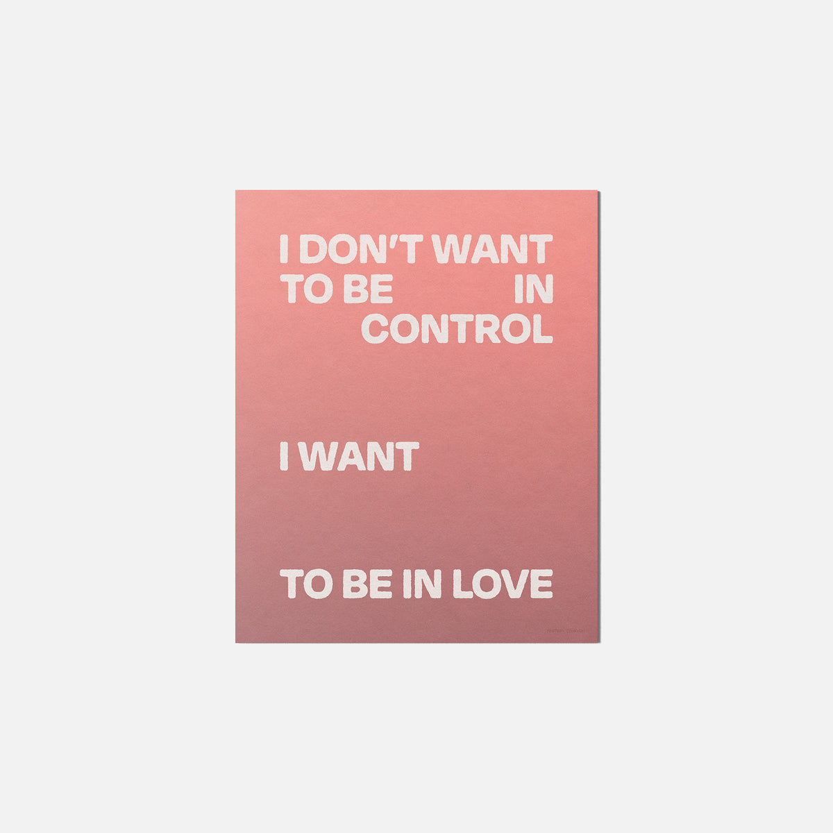CONTROL PRINT