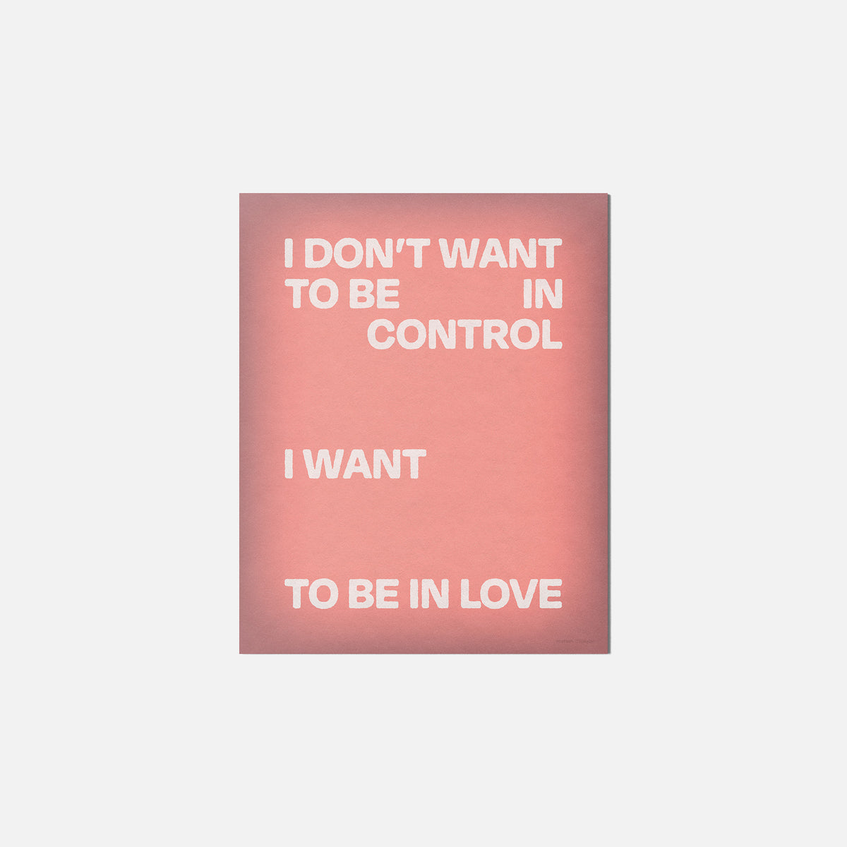 CONTROL PRINT