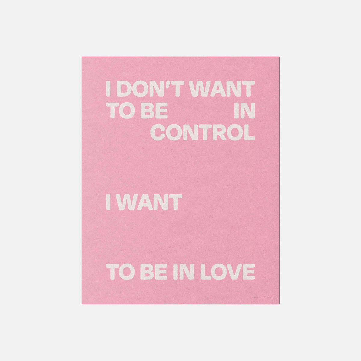 CONTROL PRINT