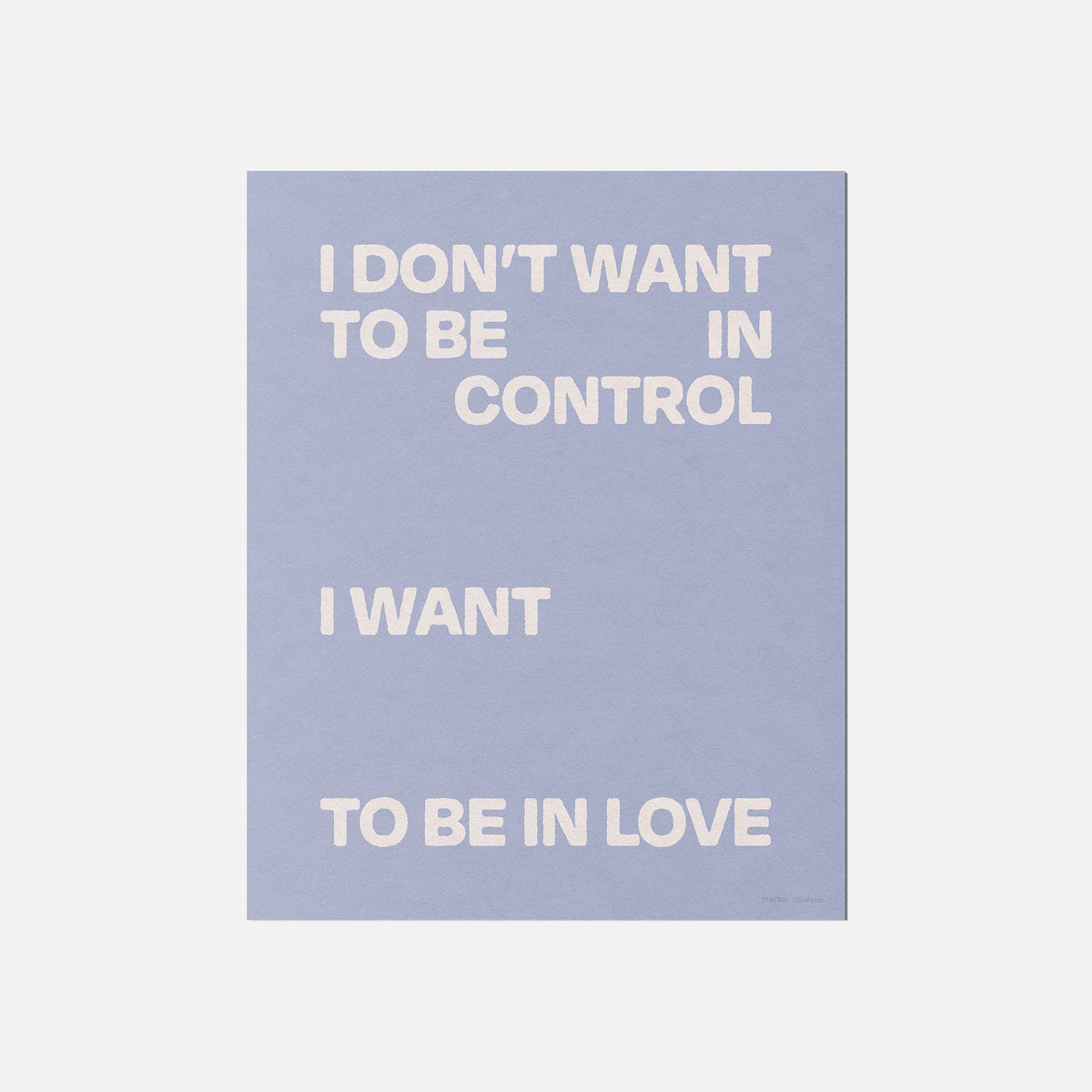 CONTROL PRINT