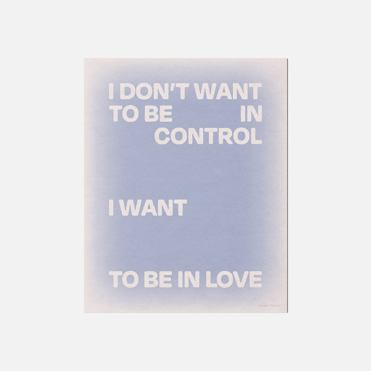 CONTROL PRINT