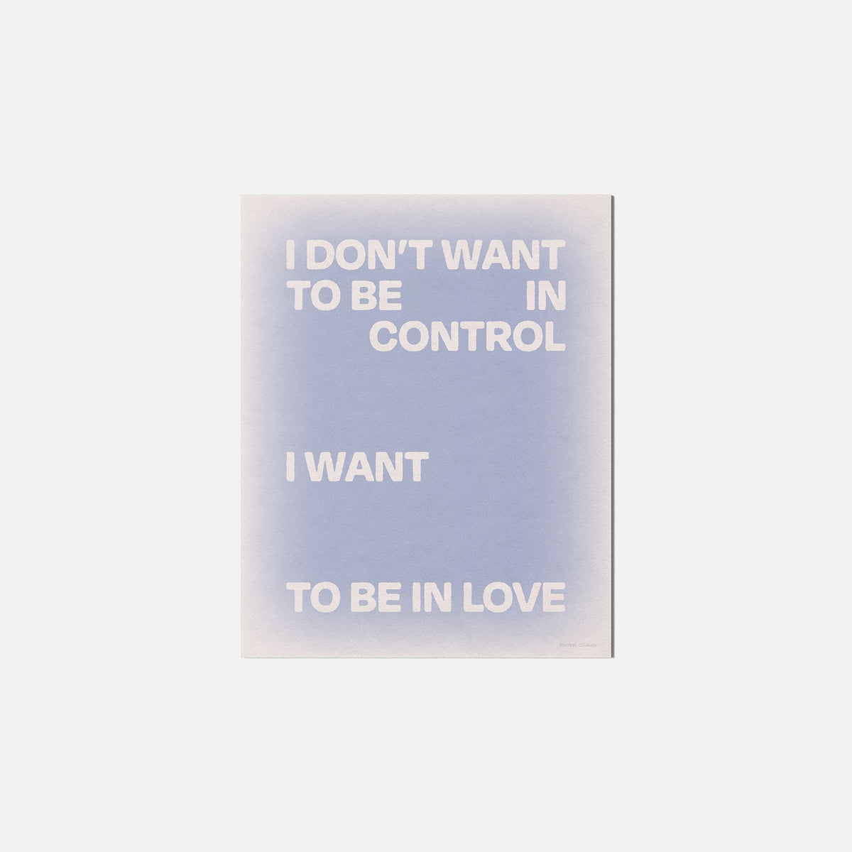 CONTROL PRINT