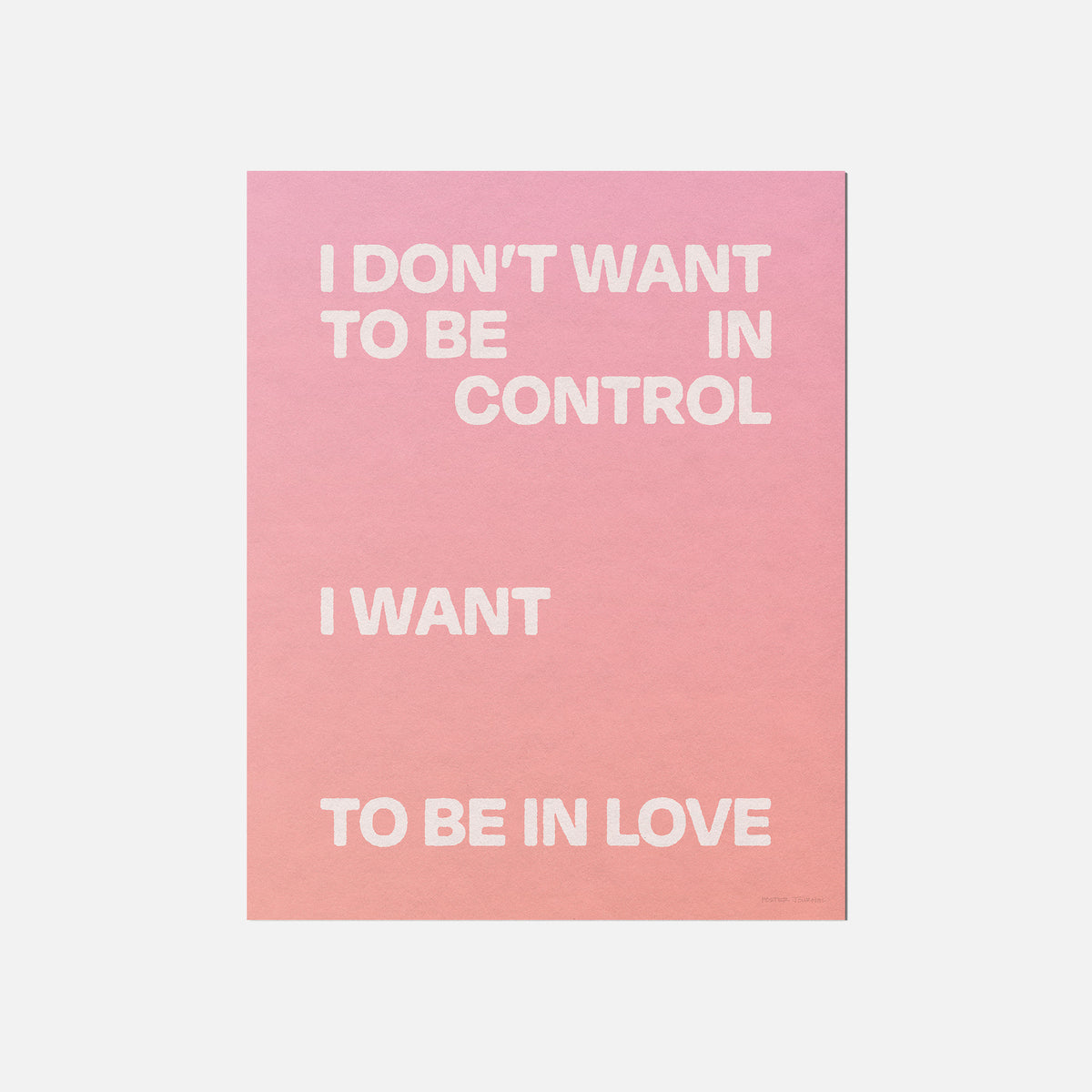 CONTROL PRINT