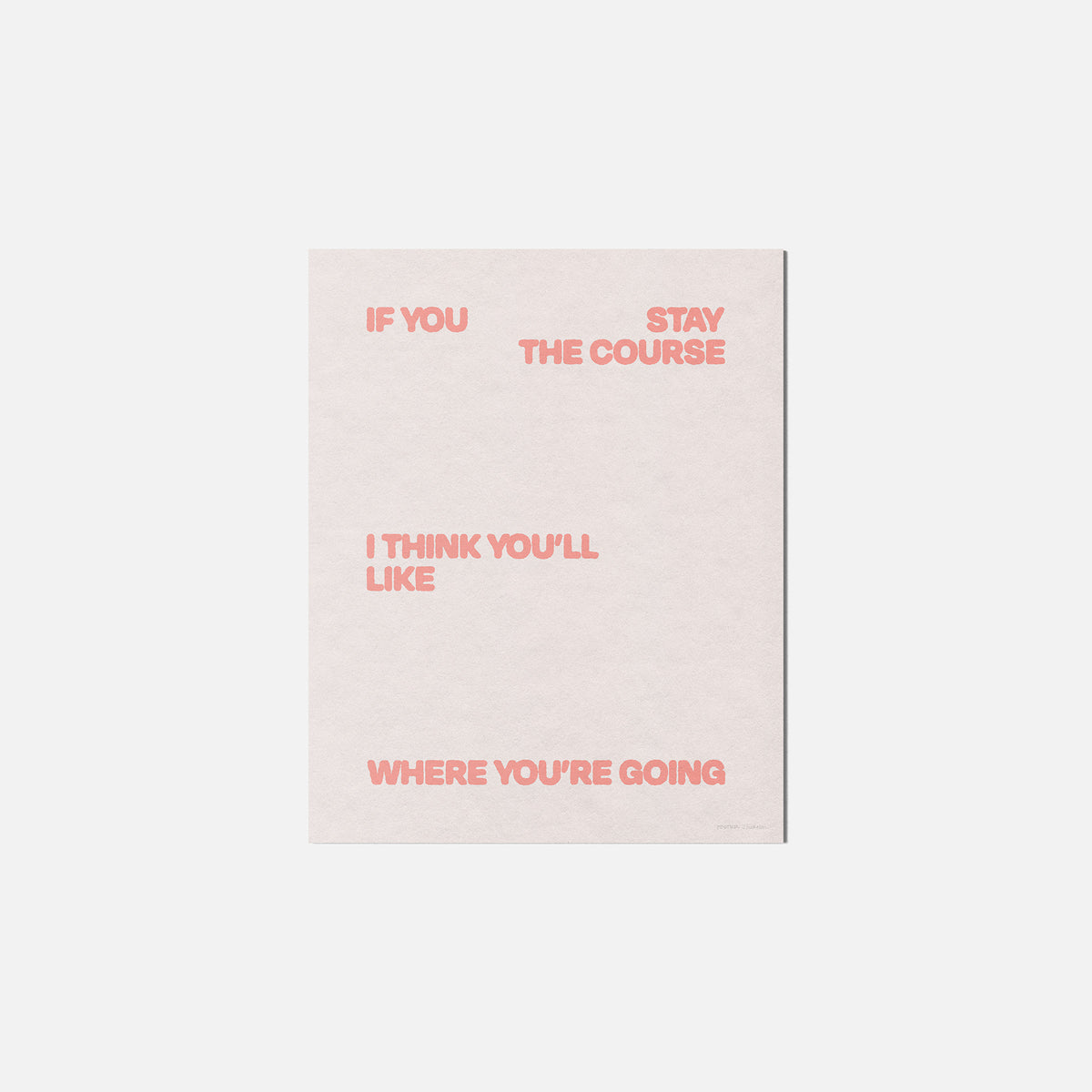 COURSE PRINT