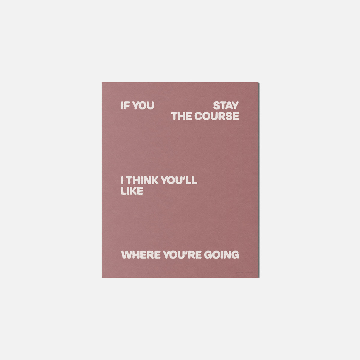 COURSE PRINT