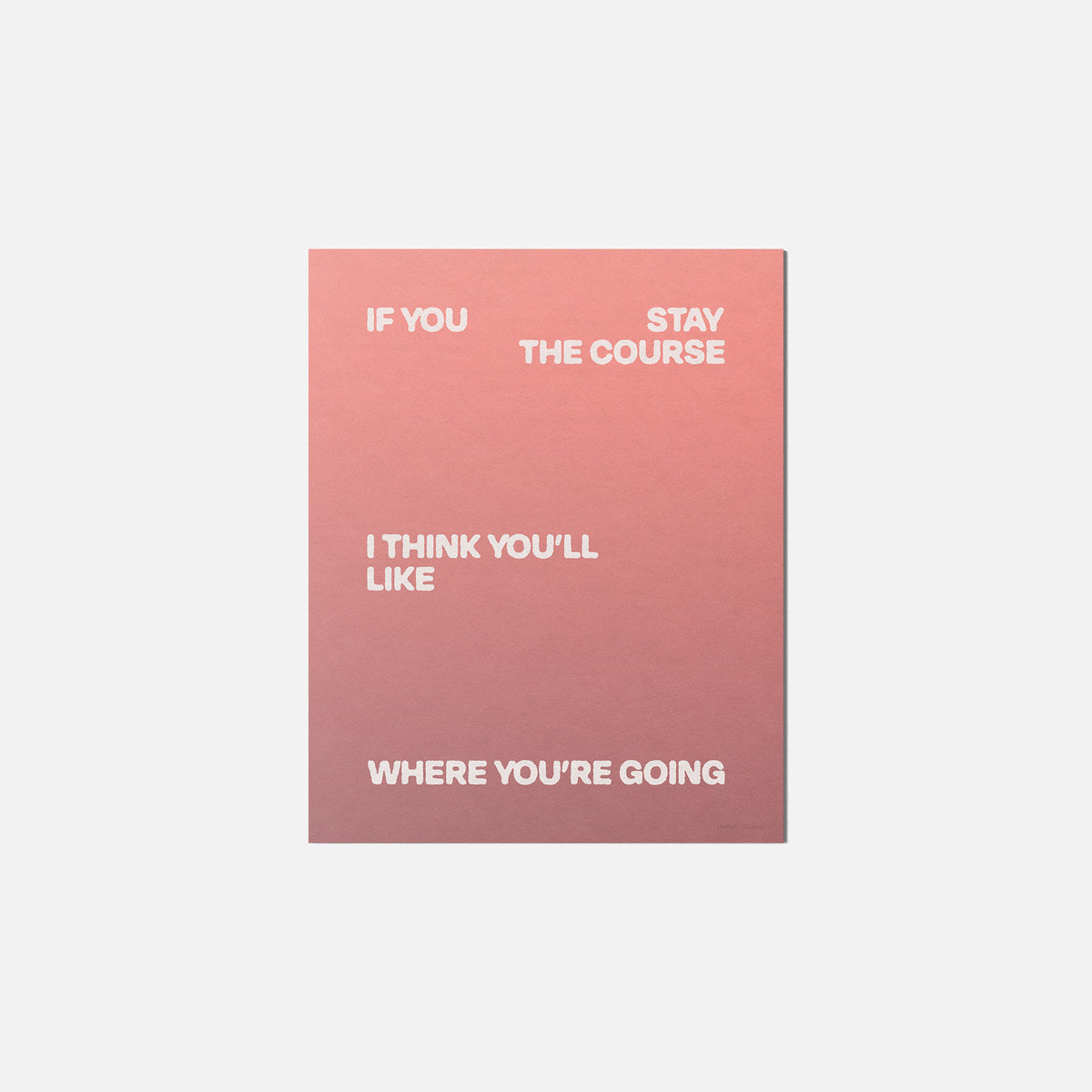 COURSE PRINT