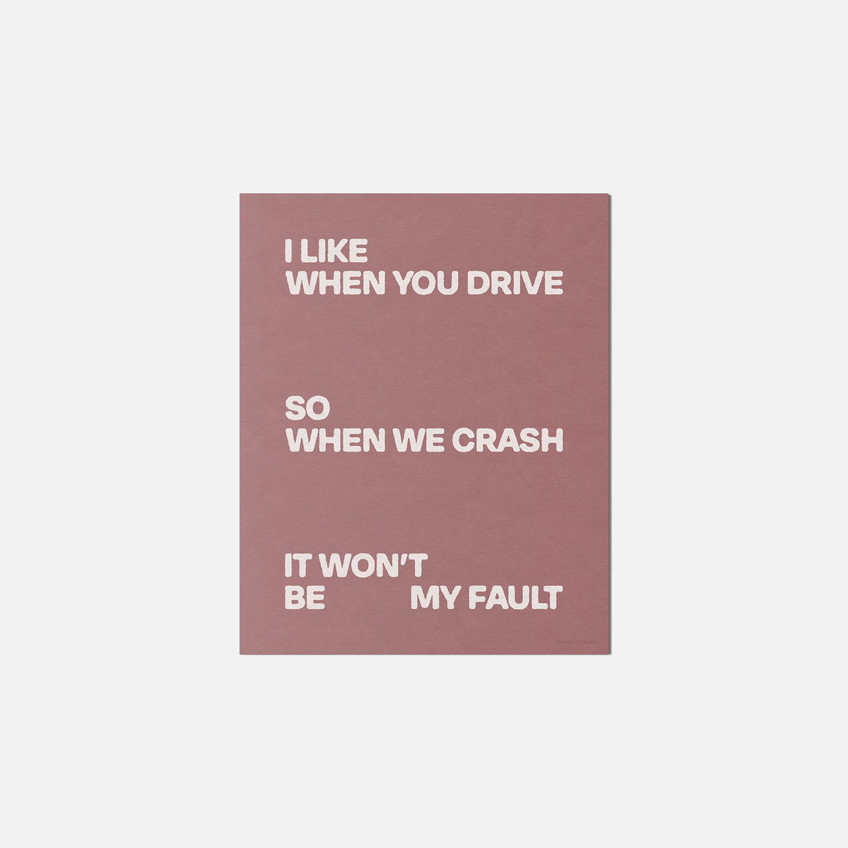 CRASH PRINT