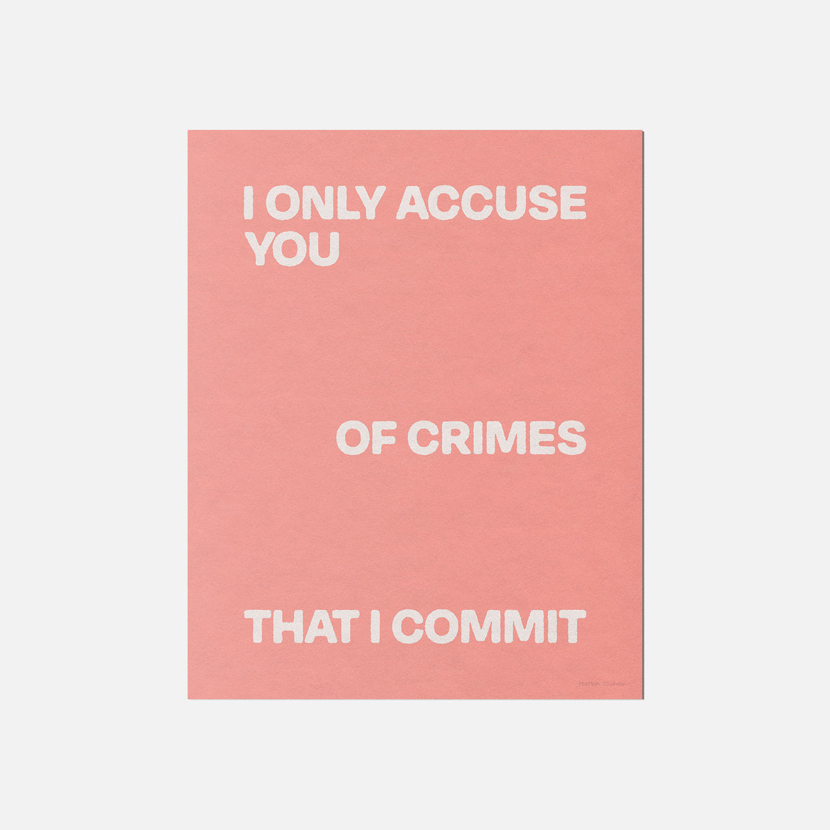 CRIMES PRINT
