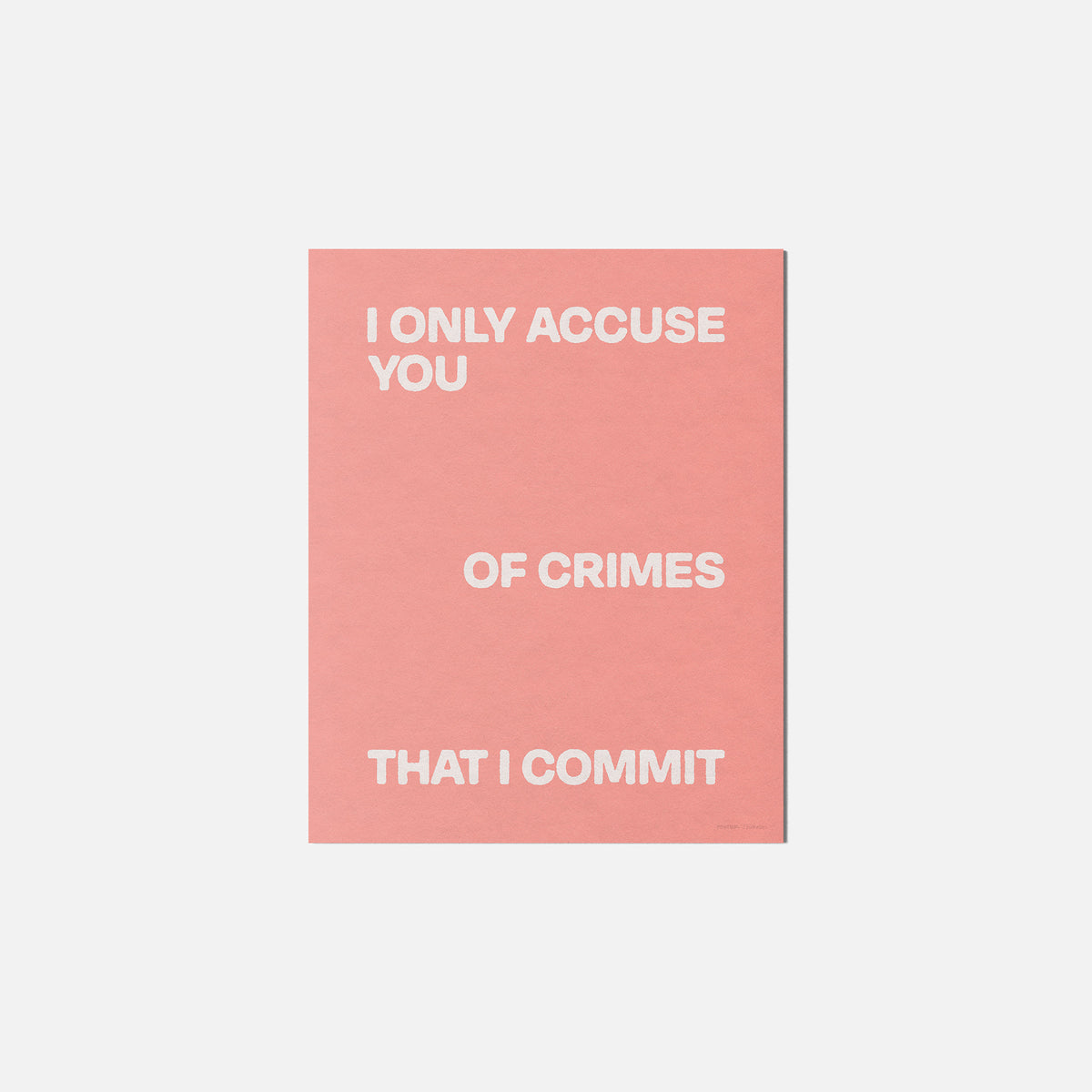 CRIMES PRINT