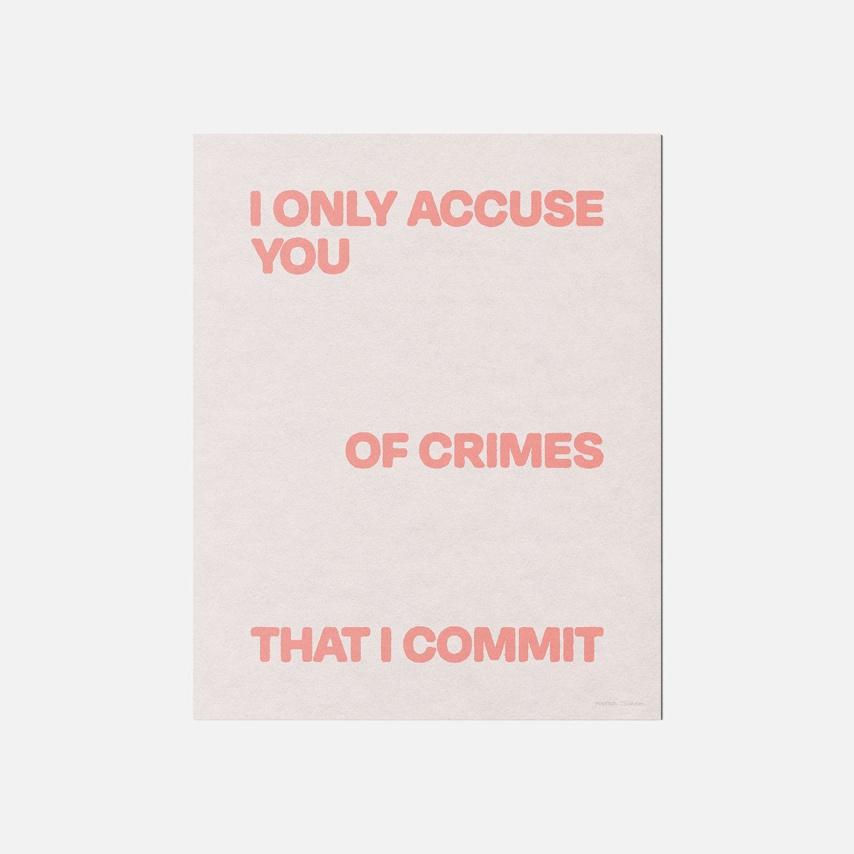 CRIMES PRINT
