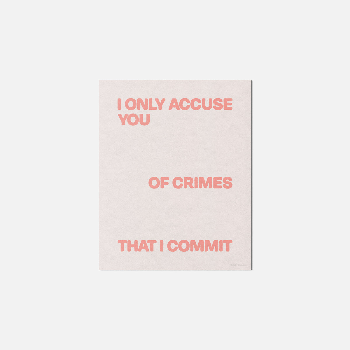 CRIMES PRINT