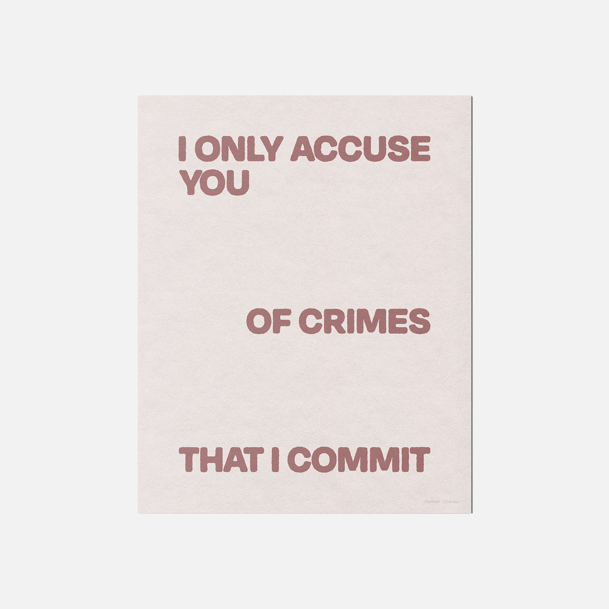 CRIMES PRINT