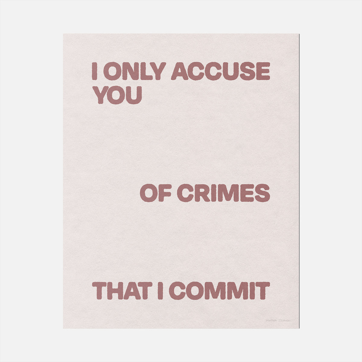 CRIMES PRINT
