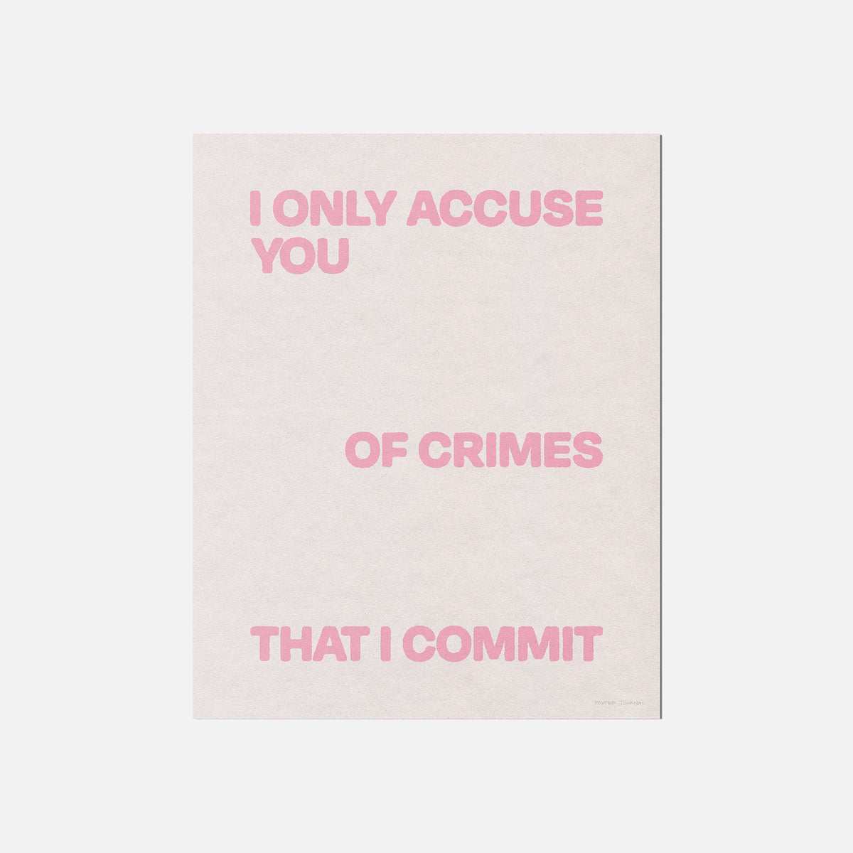 CRIMES PRINT