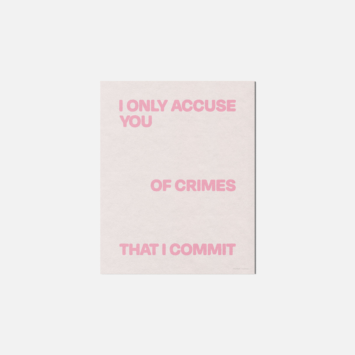 CRIMES PRINT