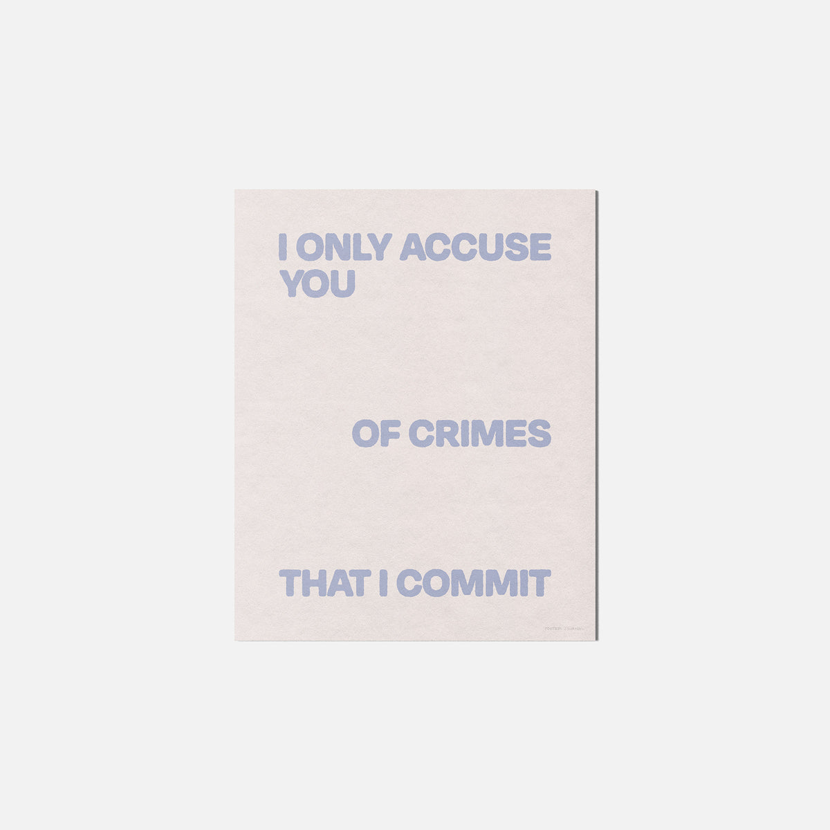 CRIMES PRINT