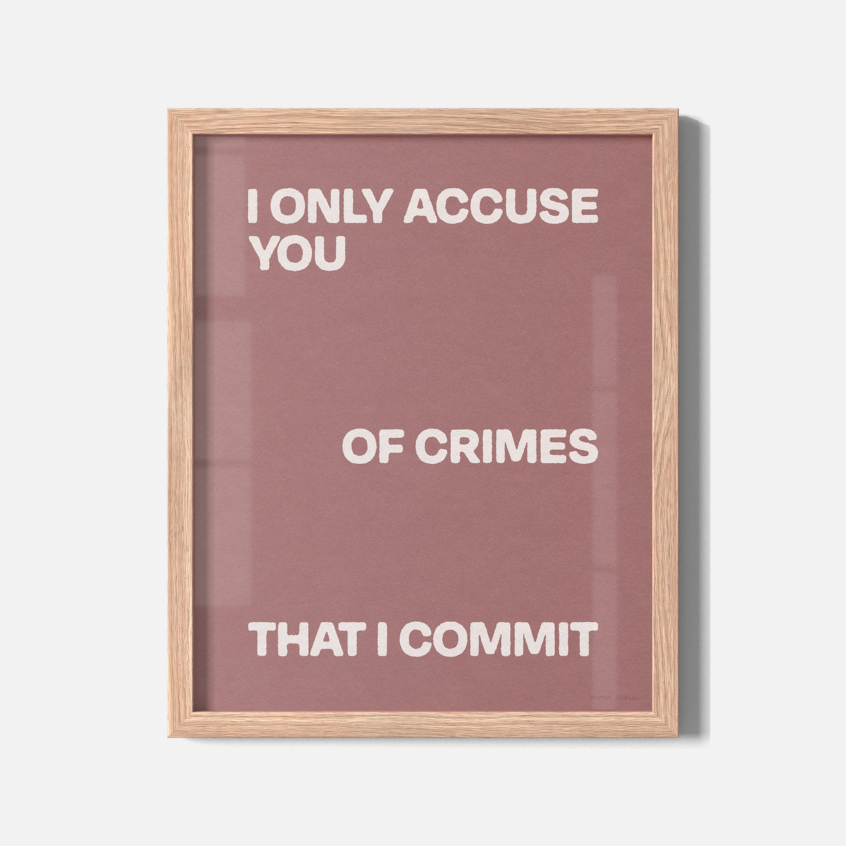 CRIMES PRINT