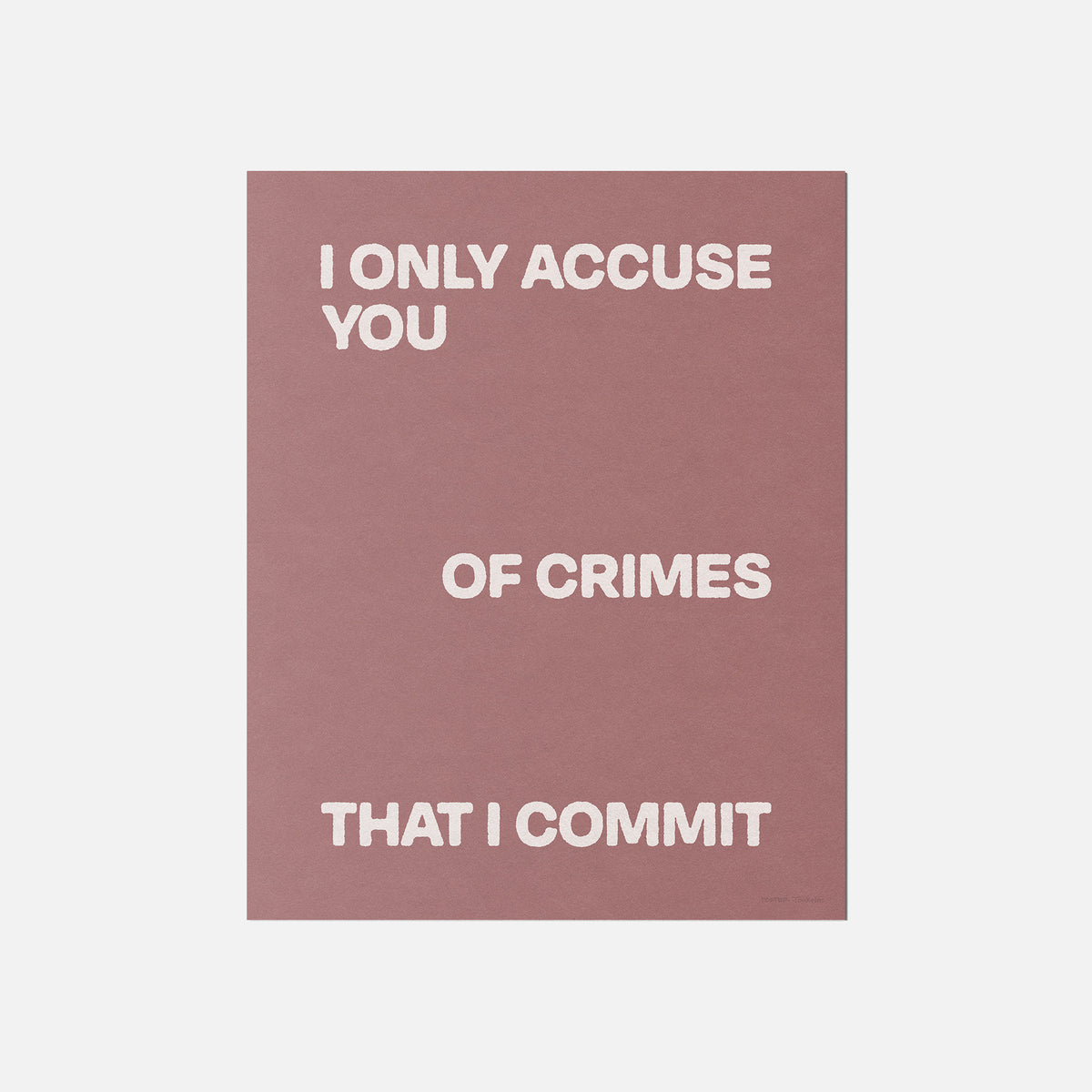 CRIMES PRINT