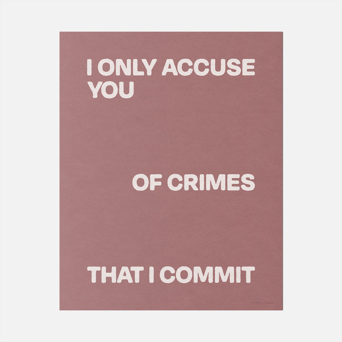 CRIMES PRINT