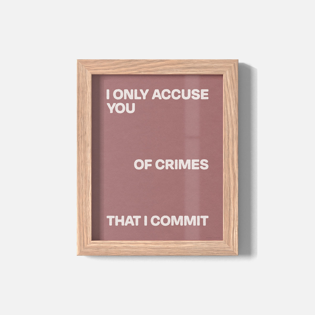 CRIMES PRINT