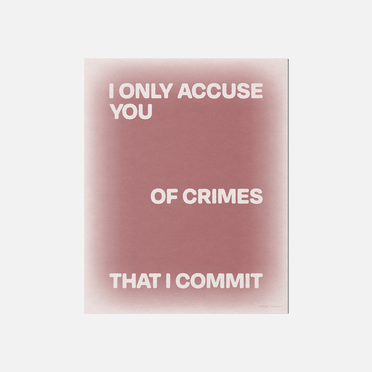 CRIMES PRINT