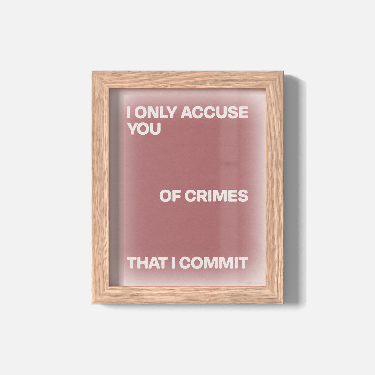 CRIMES PRINT