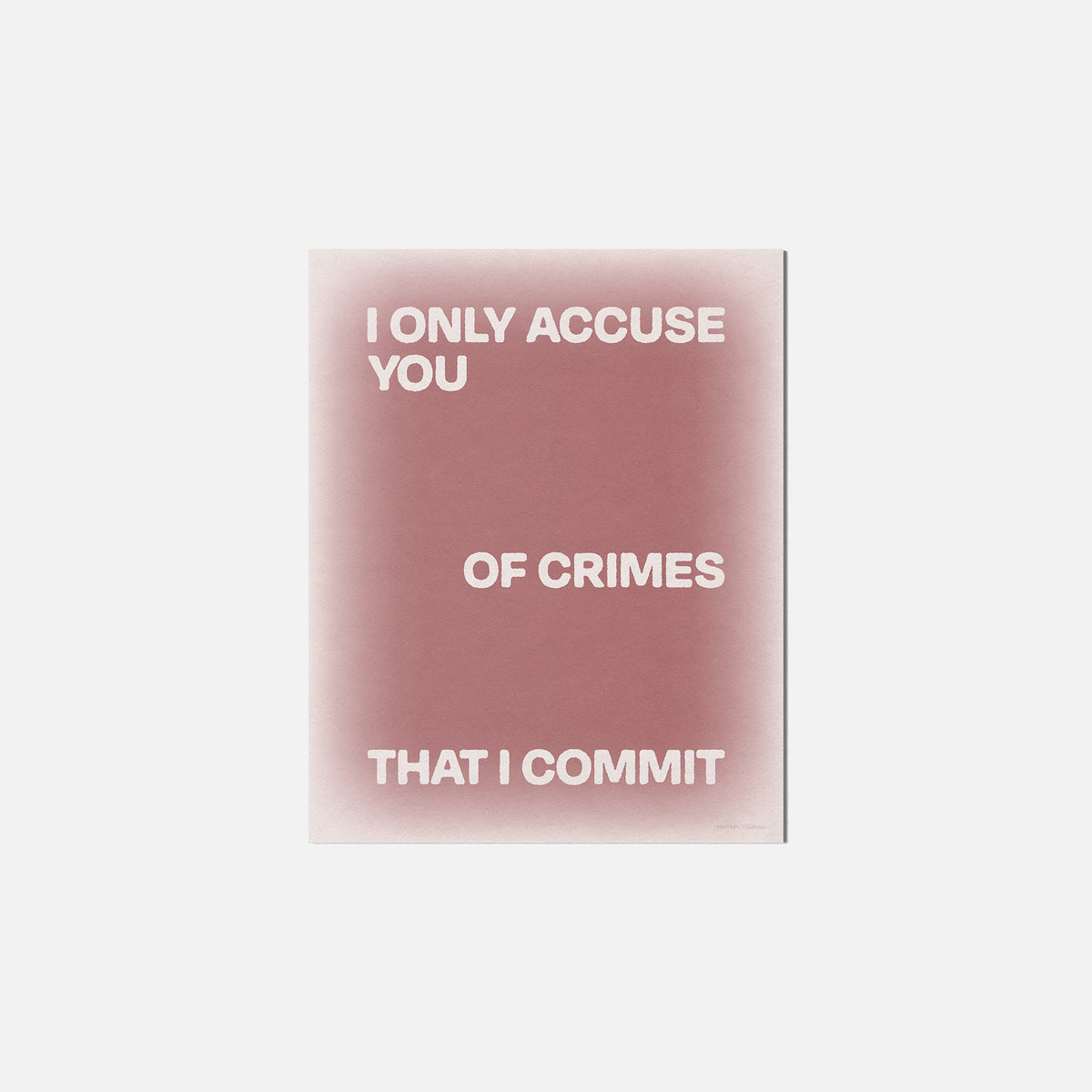 CRIMES PRINT