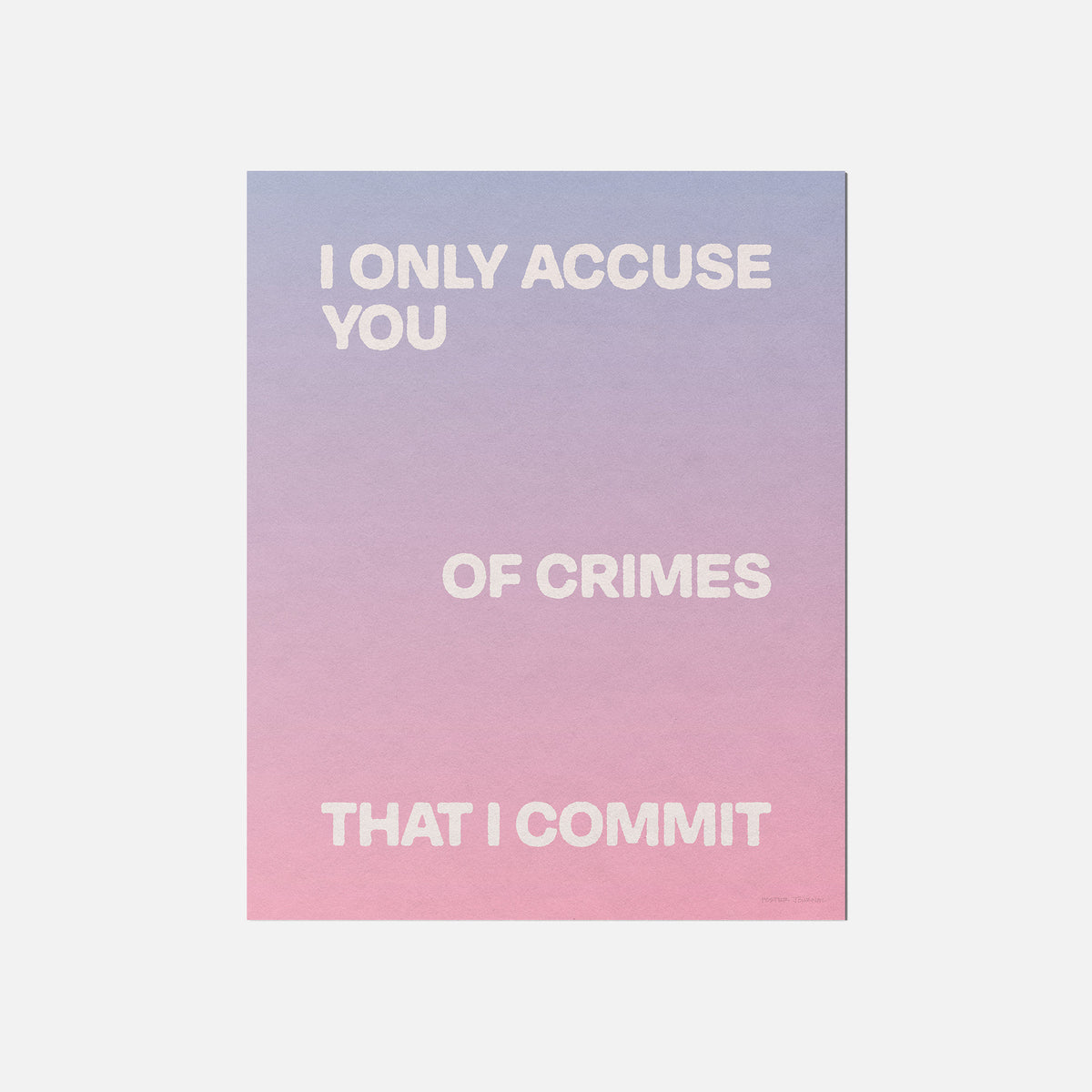CRIMES PRINT