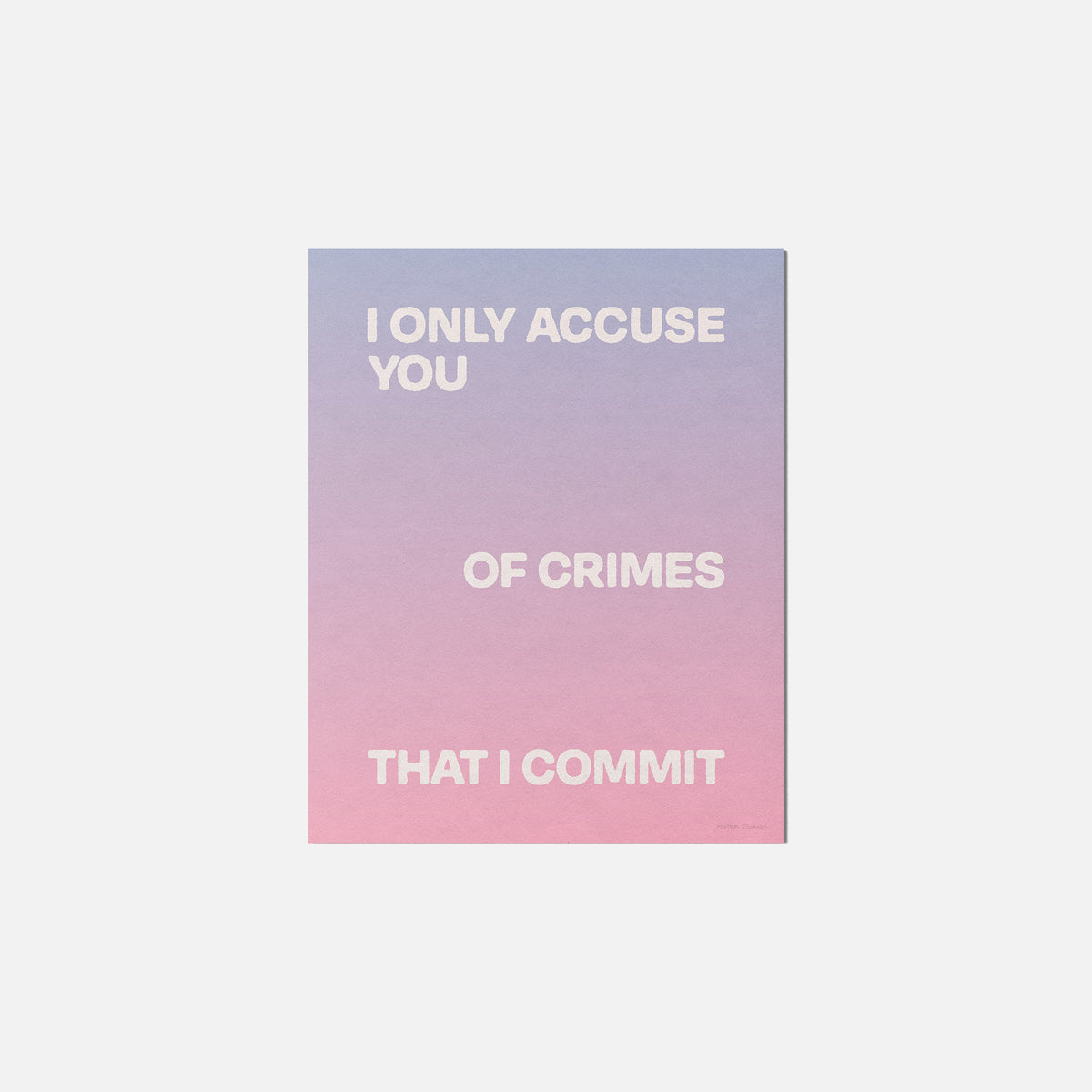 CRIMES PRINT