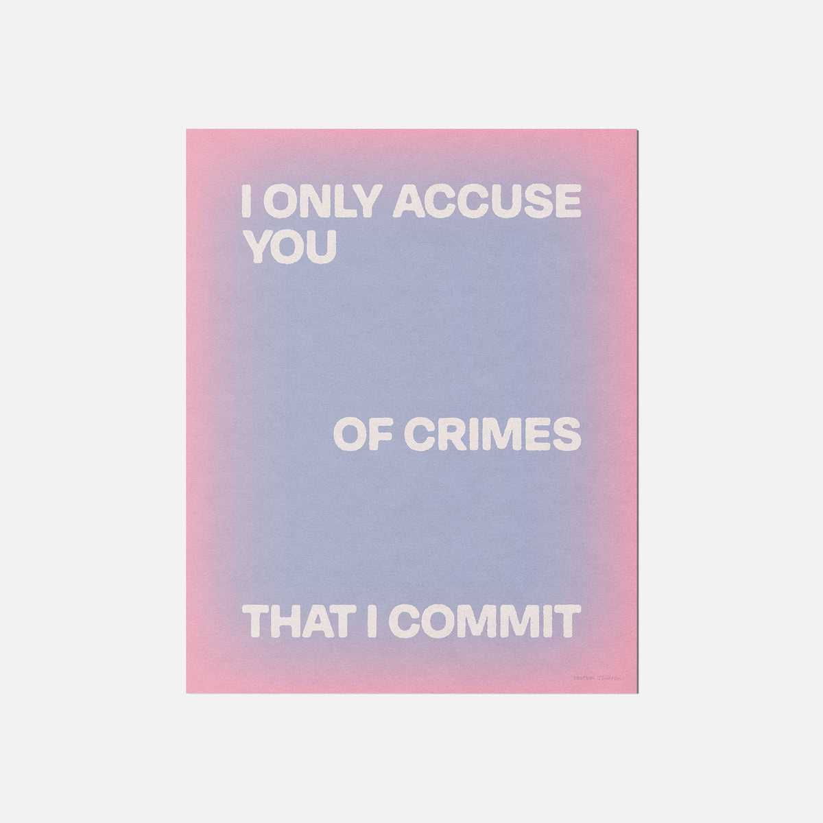 CRIMES PRINT