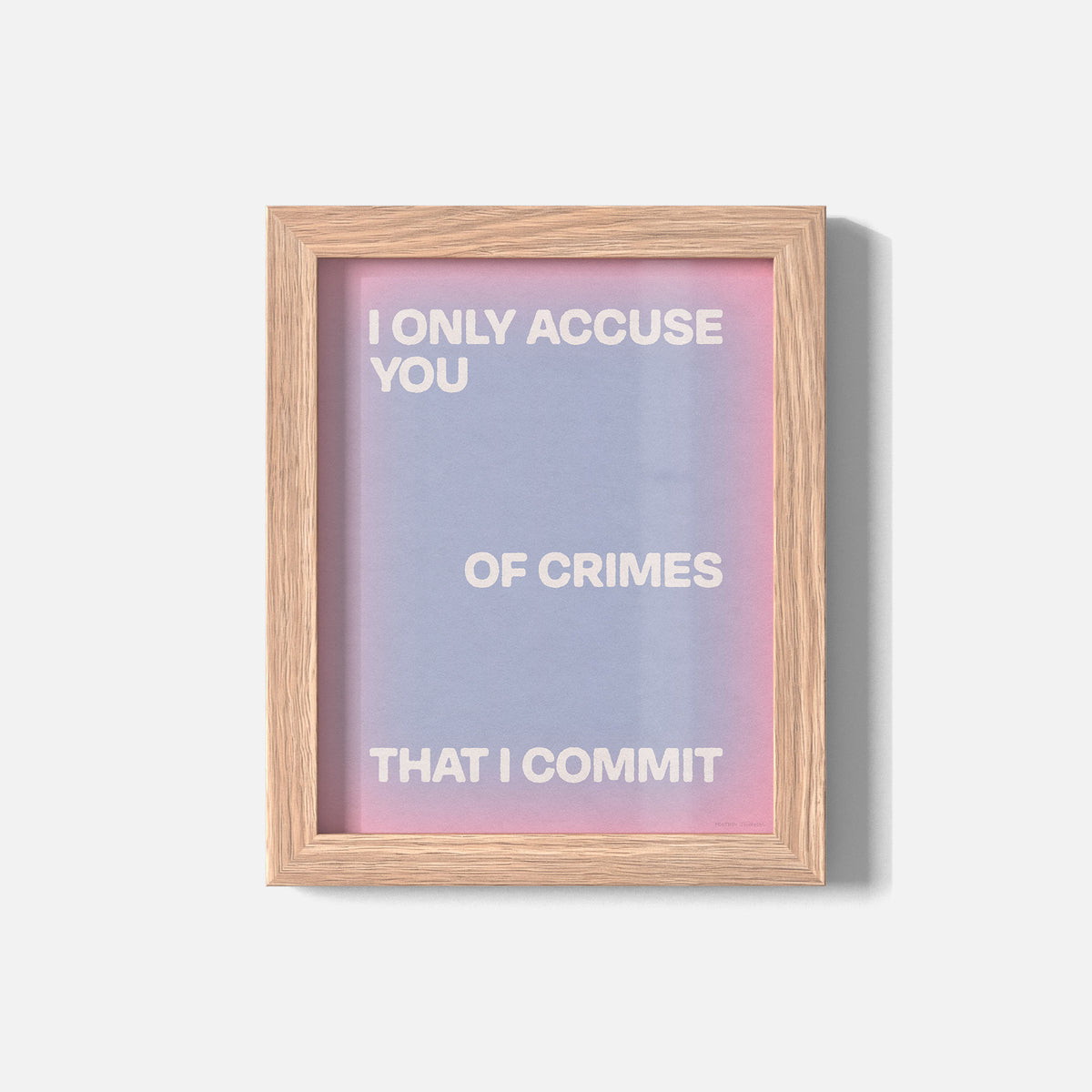 CRIMES PRINT
