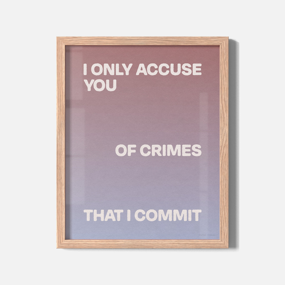 CRIMES PRINT