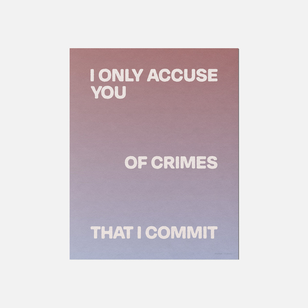 CRIMES PRINT