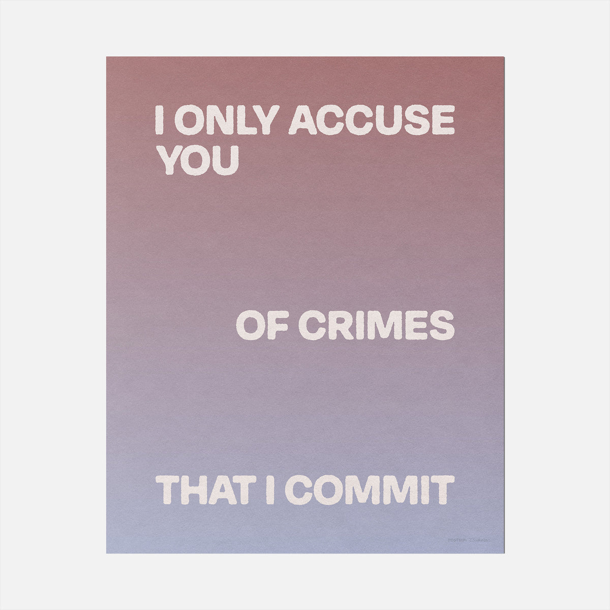 CRIMES PRINT